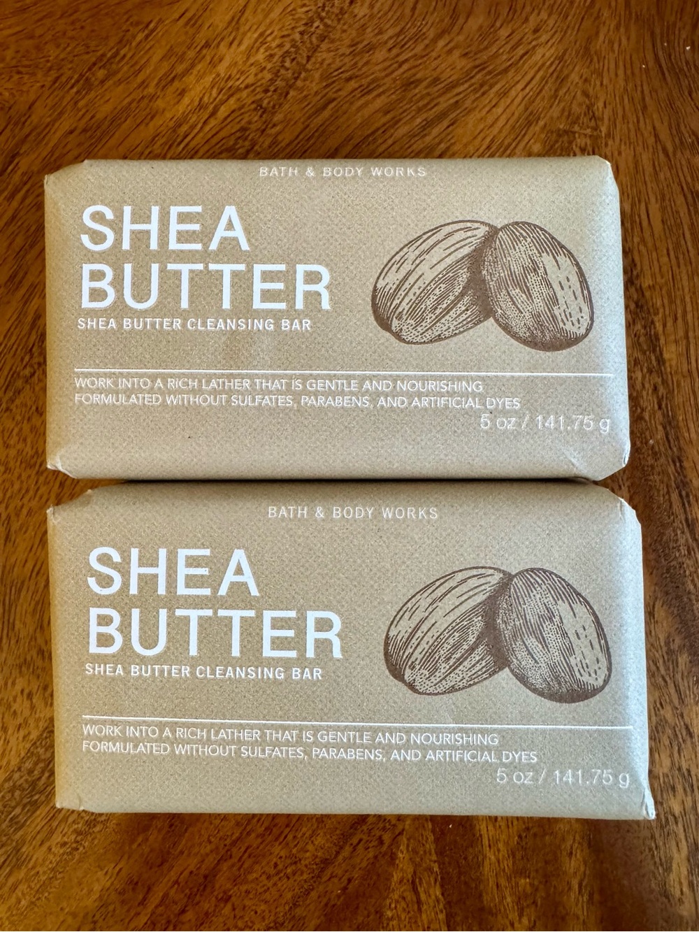 Bath & Body Works Shea Butter Cleansing Bar Soap, 2 qty